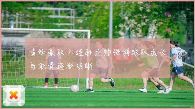 黄蜂豪取六连胜主帅强调球队成长与职责逐渐明晰